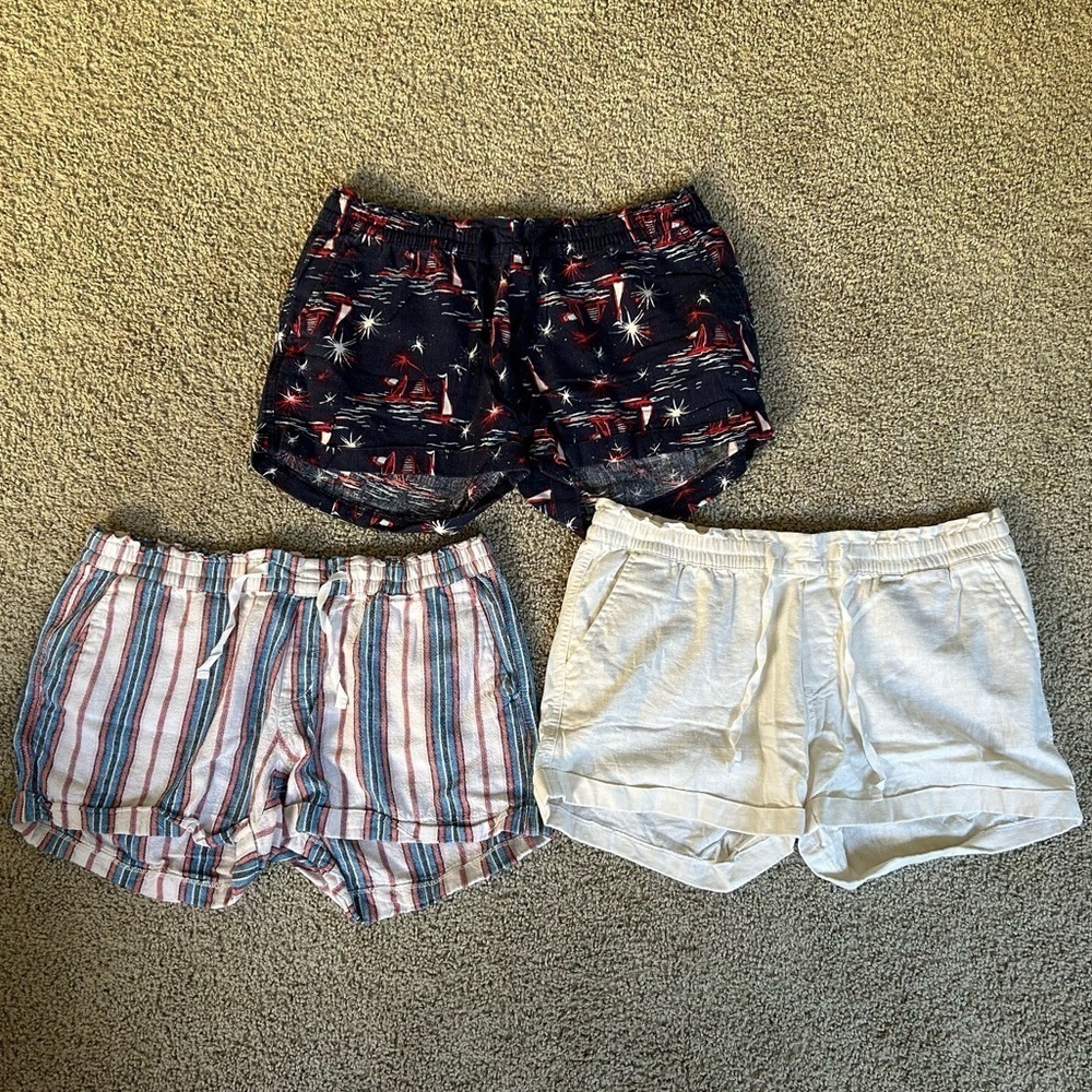 Old Navy Elastic Waist Casual Shorts Bundle